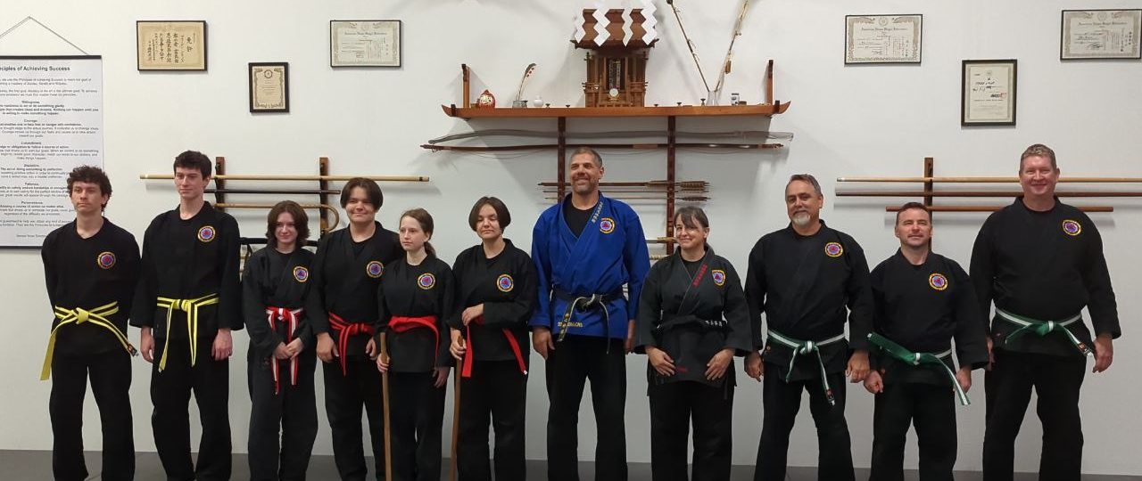 Martial Art students at Urban Defense Academy, Shin Gan Dojo in Liberty Hill Texas.