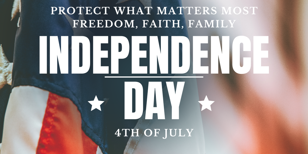 Independence Day 2025 image with flag and Urban Defense Academy logo