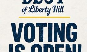 Announcing that voting is open for Best of Liberty Hill Texas survey Sept 21-30, 2026